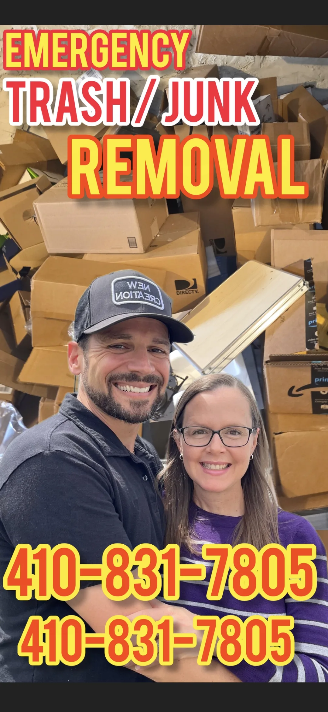 Emergency Bulk Trash Removal team Baltimore
