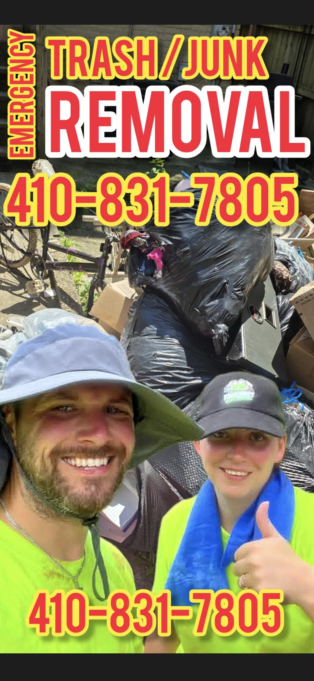 Junk removal crew Baltimore Maryland